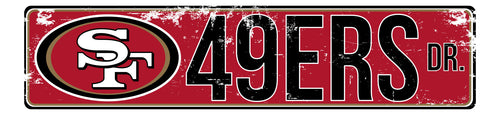 San Francisco 49ers 0646-Metal Street Signs