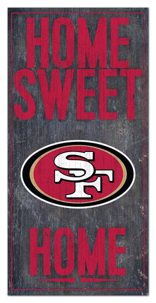 San Francisco 49ers 0653-Home Sweet Home 6x12
