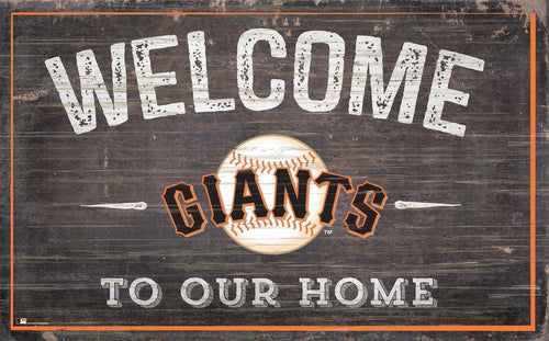 San Francisco Giants 0913-11x19 inch Welcome Sign