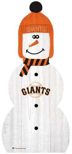 San Francisco Giants 0926-Snowman 33in Leaner