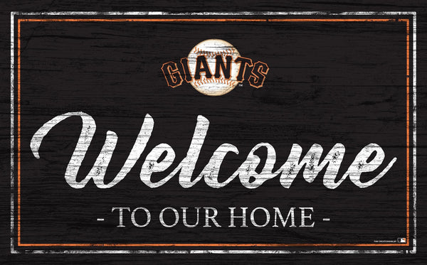 San Francisco Giants 0977-Welcome Team Color 11x19