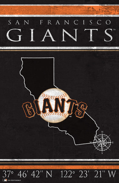 San Francisco Giants 1038-Coordinates 17x26