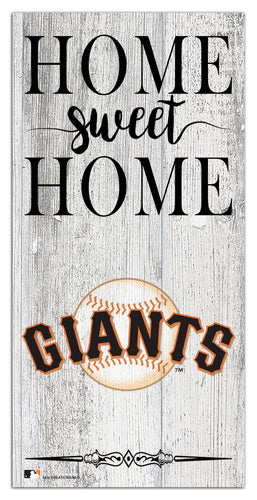 San Francisco Giants 2025-6X12 Whitewashed Home Sweet Home Sign