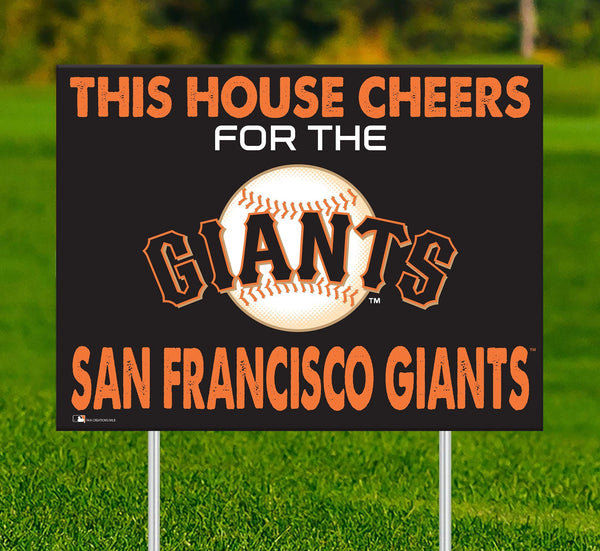 San Francisco Giants 2033-18X24 This house cheers for yard sign