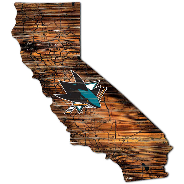 San Jose Sharks 0728-24in Distressed State