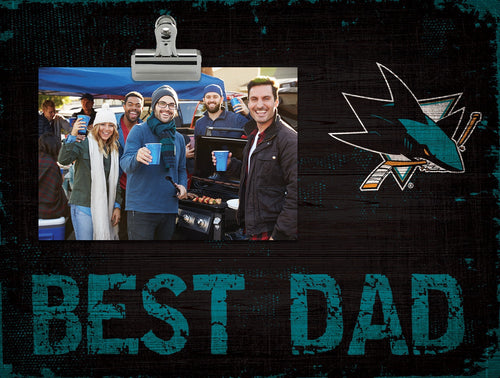 San Jose Sharks 0893-Best Dad Clip Frame