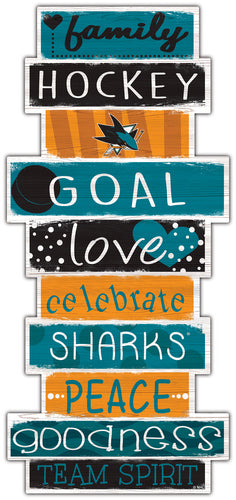San Jose Sharks 0928-Celebrations Stack 24in