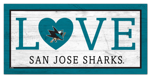 San Jose Sharks 1066-Love 6x12