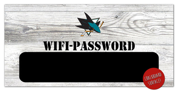 San Jose Sharks 1073-Wifi Password 6x12