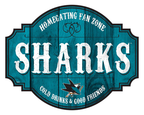 San Jose Sharks 2015-Homegating Tavern Sign - 12"