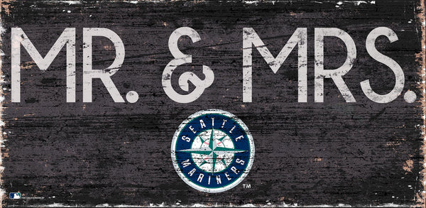 Seattle Mariners 0732-Mr. and Mrs. 6x12
