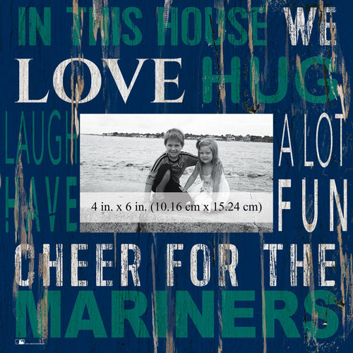Seattle Mariners 0734-In This House 10x10 Frame