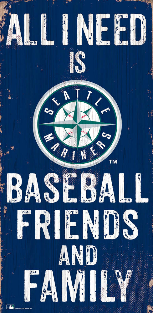 Seattle Mariners 0738-Friends and Family 6x12
