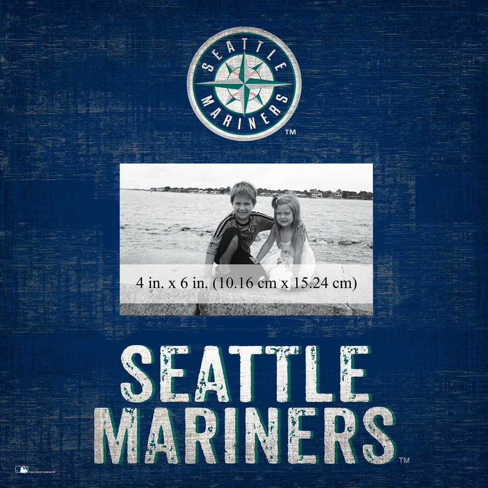 Seattle Mariners 0739-Team Name 10x10 Frame