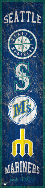 Seattle Mariners 0787-Heritage Banner 6x24