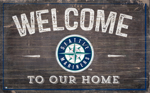 Seattle Mariners 0913-11x19 inch Welcome Sign