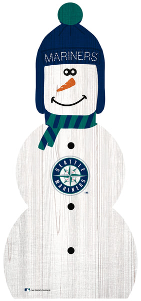 Seattle Mariners 0926-Snowman 33in Leaner