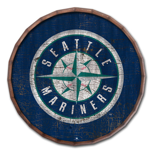 Seattle Mariners 0939-Cracked Color Barrel Top 16"