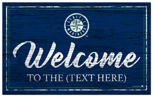 Seattle Mariners 0977-Welcome Team Color 11x19