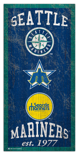 Seattle Mariners 1011-Heritage 6x12