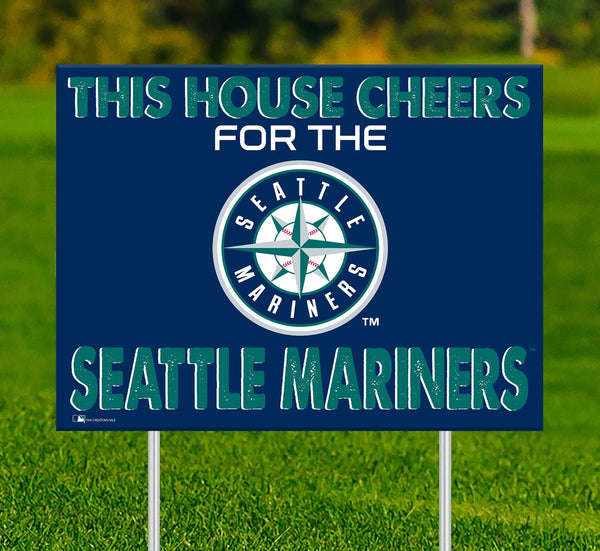 Seattle Mariners 2033-18X24 This house cheers for yard sign