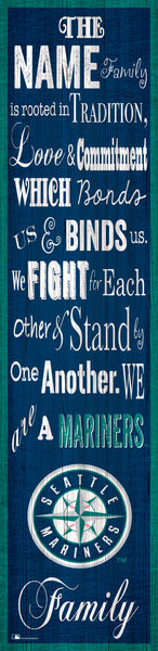 Seattle Mariners P0891-Family Banner 6x24