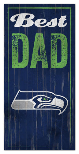 Seattle Seahawks 0632-Best Dad 6x12