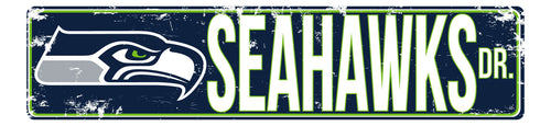 Seattle Seahawks 0646-Metal Street Signs