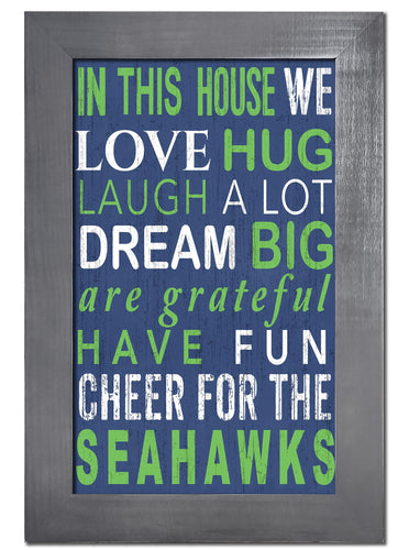 Seattle Seahawks 0725-Color In This House 11x19
