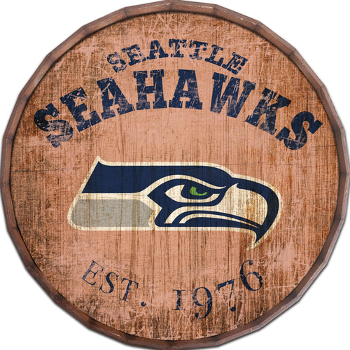 Seattle Seahawks 0938-Est date barrel top 16"