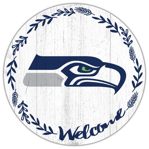 Seattle Seahawks 1019-Welcome 12in Circle