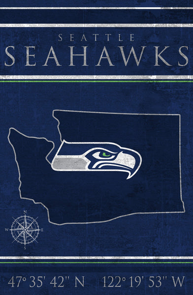 Seattle Seahawks 1038-Coordinates 17x26