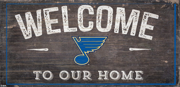 St. Louis Blues 0654-Welcome 6x12