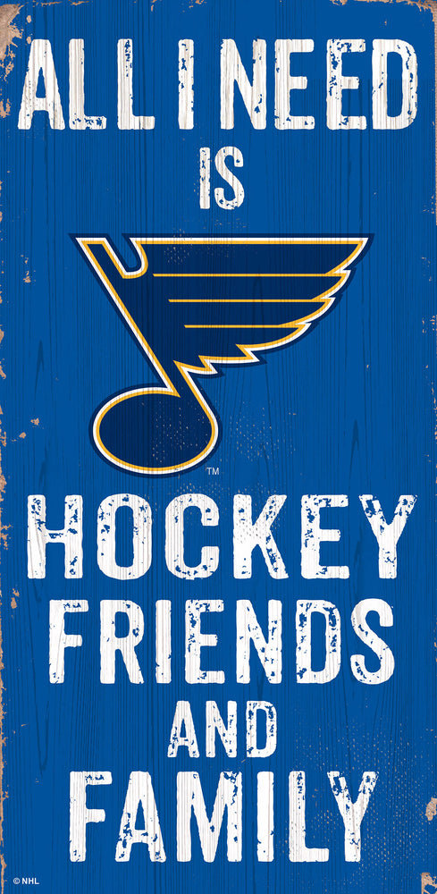 St. Louis Blues 0738-Friends and Family 6x12
