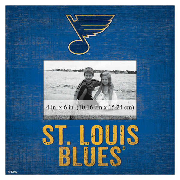 St. Louis Blues 0739-Team Name 10x10 Frame