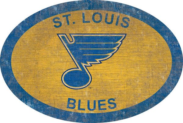 St. Louis Blues 0805-46in Team Color Oval