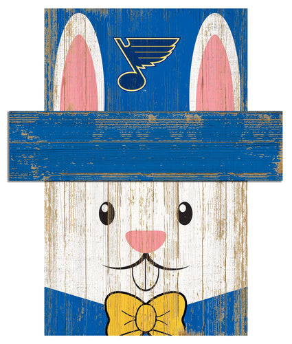 St. Louis Blues 0918-Easter Bunny Head