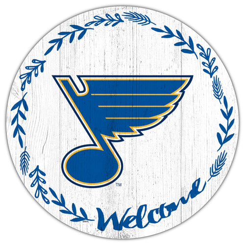 St. Louis Blues 1019-Welcome 12in Circle