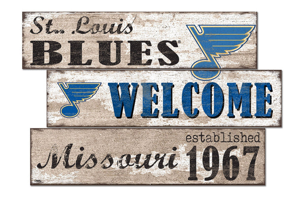 St. Louis Blues 1027-Welcome 3 Plank