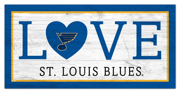 St. Louis Blues 1066-Love 6x12