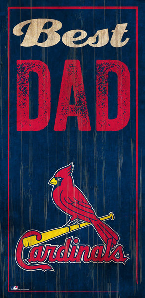 St. Louis Cardinals 0632-Best Dad 6x12