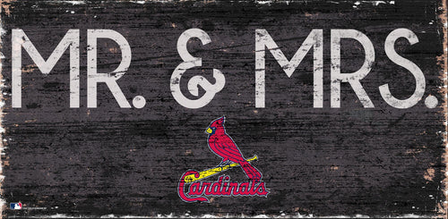 St. Louis Cardinals 0732-Mr. and Mrs. 6x12