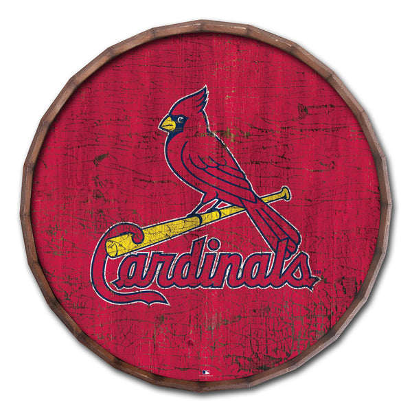 St. Louis Cardinals 0939-Cracked Color Barrel Top 16"