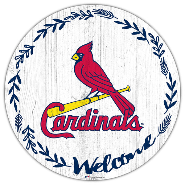 St. Louis Cardinals 1019-Welcome 12in Circle