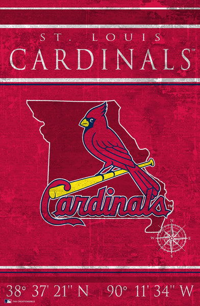 St. Louis Cardinals 1038-Coordinates 17x26