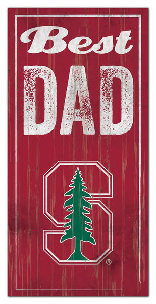 Stanford Cardinal 0632-Best Dad 6x12