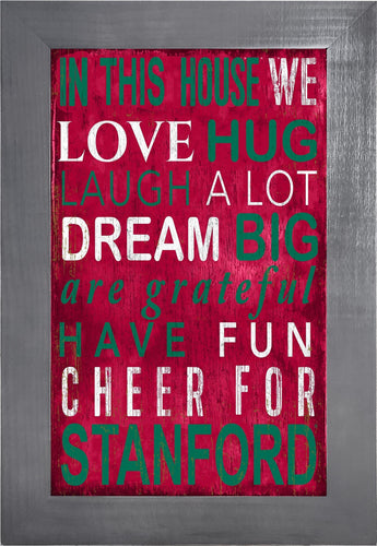 Stanford Cardinal 0725-Color In This House 11x19