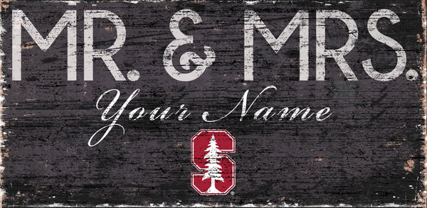 Stanford Cardinal 0732-Mr. and Mrs. 6x12