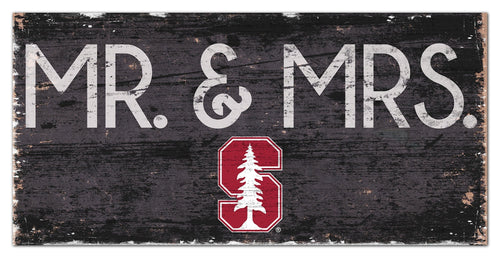 Stanford Cardinal 0732-Mr. and Mrs. 6x12
