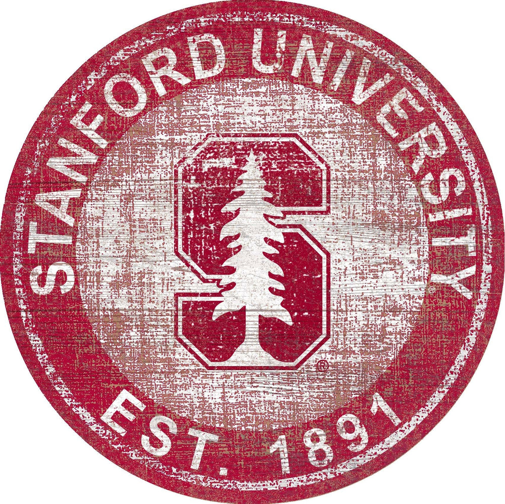 Stanford Cardinal 0744-Heritage Logo Round